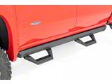 Rough Country SRX2 Adjustable Aluminum Side Step Bars; Textured Black (19-24 Sierra 1500 Crew Cab)