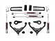 Rough Country 3-Inch Bolt-On Upper Control Arm Suspension Lift Kit with Premium N3 Shocks for FT RPO Code (07-10 Sierra 2500 HD)