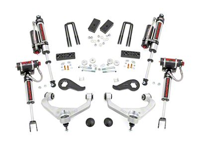 Rough Country 3-Inch Suspension Lift Kit with Vertex Reservoir Shocks (20-25 Sierra 2500 HD w/ Factory Overload Springs & w/o MagneRide)