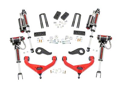 Rough Country 3-Inch Suspension Lift Kit with Vertex Reservoir Shocks (20-25 Sierra 2500 HD w/ Factory Overload Springs & w/o MagneRide)
