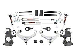 Rough Country Suspension 3.50-Inch Knuckle Suspension Lift Kit with V2 Monotube Shocks (11-19 Sierra 2500 HD w/ Factory Overload Springs & w/o MagneRide)
