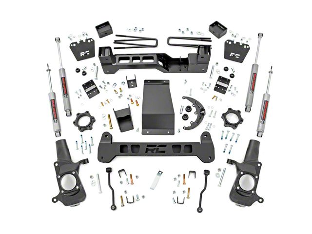 Rough Country 6-Inch Suspension Lift Kit with Premium N3 Shocks (07-10 4WD Sierra 2500 HD)