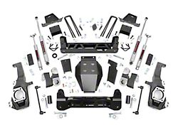 Rough Country Suspension 7-Inch NTD Suspension Lift Kit with Premium N3 Shocks (20-26 4WD Sierra 2500 HD w/ Factory Overload Springs, Excluding AT4X)