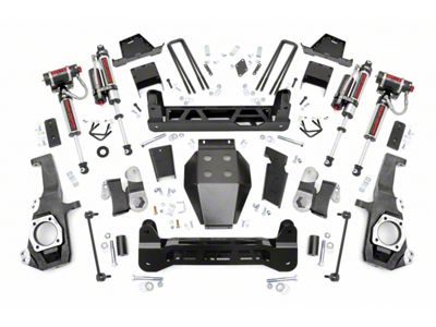Rough Country 7-Inch NTD Suspension Lift Kit with Vertex Reservoir Shocks (20-25 Sierra 2500 HD, Excluding Denali)