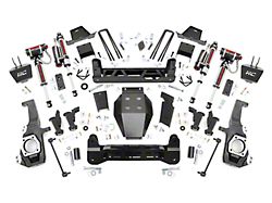 Rough Country Suspension 7-Inch Torsion Drop Suspension Lift Kit with Vertex Reservoir Shocks (20-26 4WD Sierra 2500 HD w/ Factory Overload Springs, Excluding AT4X)