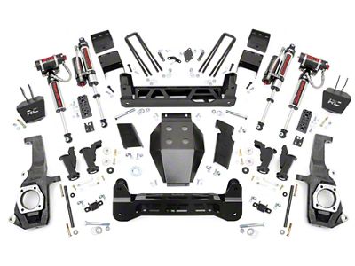Rough Country 7.50-Inch Torsion Drop Suspension Lift Kit with Vertex Reservoir Shocks (11-19 Sierra 2500 HD)
