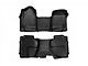 Rough Country Heavy Duty Front and Rear Floor Mats; Black (15-19 Sierra 2500 HD Double Cab)