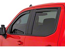 Rough Country In Channel Rain Guard Side Window Deflectors; Front and Rear (20-25 Sierra 2500 HD Crew Cab)