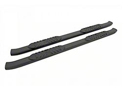 Rough Country Oval Nerf Side Step Bars; Black (07-19 Sierra 2500 HD Crew Cab)