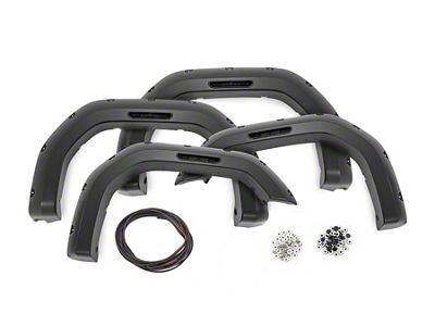 Rough Country Pocket Fender Flares; Desert Sand (20-25 Sierra 2500 HD)