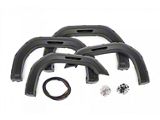 Rough Country Offroad Pocket Fender Flares; Flat Black (20-26 Sierra 2500 HD)
