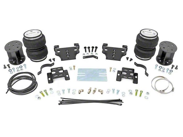 Rough Country Rear Air Spring Kit for 0 to 6-Inch Lift; 11-1/4 to 12-1/4-Inch Range (07-10 Sierra 2500 HD)