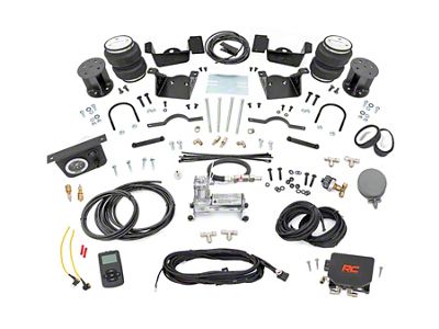 Rough Country Rear Air Spring Kit with OnBoard Air Compressor and Wireless Remote for 7-Inch Lift (20-25 Sierra 2500 HD)