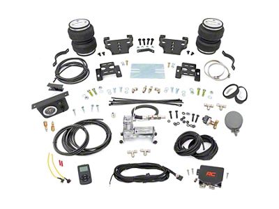 Rough Country Rear Air Spring Kit with OnBoard Air Compressor and Wireless Remote for 0 to 6-Inch Lift; Stock Range (07-10 Sierra 2500 HD)
