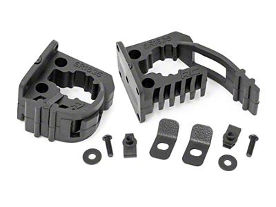 Rough Country Rubber MOLLE Panel Clamp Kit; 2-Clamps; 5/8-Inch to 1-3/8-Inch