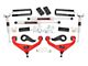 Rough Country 3-Inch Bolt-On Suspension Lift Kit with M1 Monotube Shocks; Red (20-24 Sierra 3500 HD SRW w/o MagneRide)