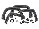 Rough Country Defender Fender Flares; Black (15-19 Sierra 3500 HD SRW)