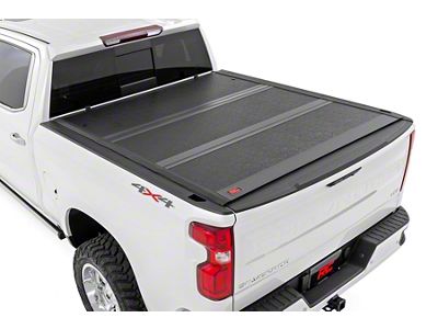 Rough Country Hard Low Profile Tri-Fold Tonneau Cover (20-25 Sierra 3500 HD w/ 6.90-Foot Standard Box)