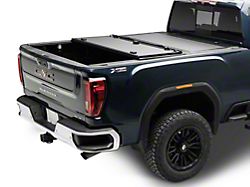 Rough Country Hard Tri-Fold Flip-Up Tonneau Cover (20-26 Sierra 3500 HD w/ 6.90-Foot Standard Box & Rail Caps)