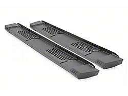 Rough Country HD2 Running Boards; Black (20-26 Sierra 3500 HD Crew Cab)