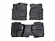 Rough Country Heavy Duty Front and Rear Floor Mats; Black (15-19 Sierra 3500 HD Double Cab)