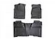 Rough Country Heavy Duty Front and Rear Floor Mats; Black (15-19 Sierra 3500 HD Crew Cab)