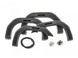 Rough Country Offroad Pocket Fender Flares; Flat Black (20-26 Sierra 3500 HD SRW)