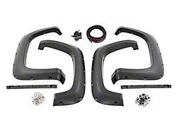 Rough Country Pocket Fender Flares; Slate Gray (20-25 Sierra 3500 HD SRW)