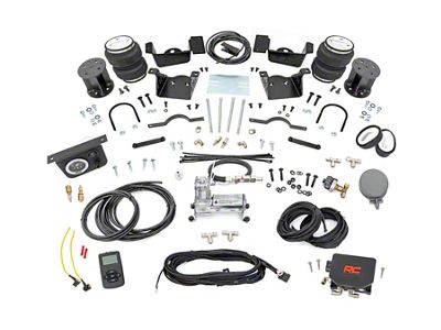 Rough Country Rear Air Spring Kit with OnBoard Air Compressor and Wireless Remote for 3 to 5-Inch Lift (20-24 Sierra 3500 HD)
