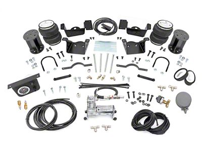 Rough Country Rear Air Spring Kit with OnBoard Air Compressor for 7-Inch Lift (20-24 Sierra 3500 HD SRW)