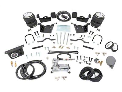 Rough Country Rear Air Spring Kit with Onboard Air Compressor for Stock Height (20-24 Sierra 3500 HD SRW)