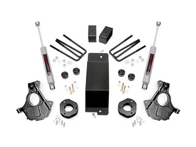 Rough Country 3.50-Inch Knuckle Suspension Lift Kit with Performance N2.0 Struts (07-13 4WD Silverado 1500)