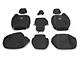 Rough Country Neoprene Front Seat Covers; Black (99-06 Silverado 1500 Regular Cab, Extended Cab)