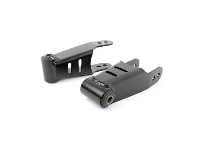 Rough Country 1 to 1.50-Inch Lowering Shackles (19-25 Silverado 1500 w/o Composite Leaf Springs)