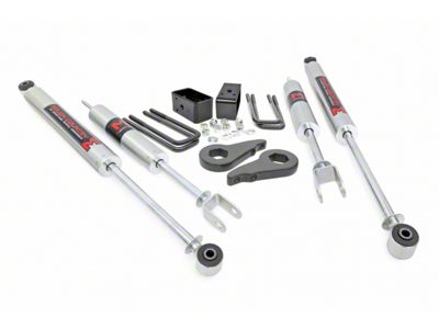 Rough Country 1.50 to 2.50-Inch Leveling Lift Kit with M1 Monotube Shocks (99-06 4WD Silverado 1500)