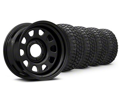 17x9 Rough Country Steel & 33in Ironman Mud-Terrain All Country Tire Package (14-18 Silverado 1500)