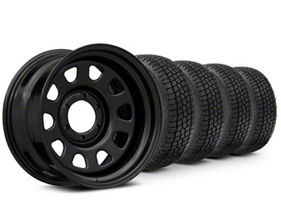 17x9 Rough Country Steel & 33in Milestar All-Terrain Patagonia AT/R Tire Package (14-18 Silverado 1500)