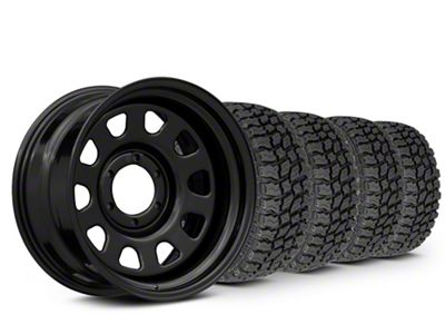 17x9 Rough Country Steel & 33in Mudclaw Mud-Terrain Comp MTX Tire Package (07-13 Silverado 1500)