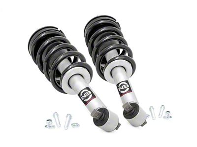 Rough Country 2-Inch Front Leveling Kit with Lifted N3 Struts (19-25 Silverado 1500 w/o Adaptive Ride Control or Super Cruise, Excluding AT4, Trail Boss)