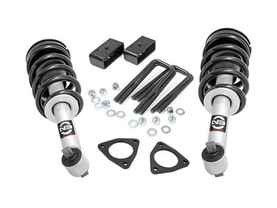 Rough Country 2.50-Inch Leveling Lift Kit with Lifted N3 Struts (07-18 Silverado 1500 w/ Stock Cast Steel or Cast Aluminum Control Arms)
