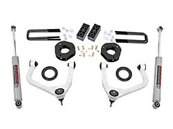 Rough Country 3.50-Inch Forged Upper Control Arm Suspension Lift Kit with Strut Spacers and Premium N3 Shocks (19-25 4.3L, 5.3L, 6.2L Silverado 1500 w/ Rear Multi-Leaf Pack Springs, Excluding Trail Boss & ZR2)