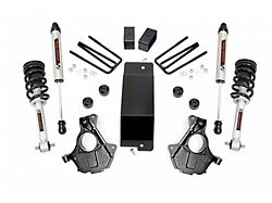 Rough Country 3.50-Inch Knuckle Suspension Lift Kit with Lifted Struts and V2 Monotube Shocks (07-13 4WD Silverado 1500)
