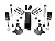 Rough Country 3.50-Inch Knuckle Suspension Lift Kit with Lifted Struts and V2 Monotube Shocks (07-13 4WD Silverado 1500)