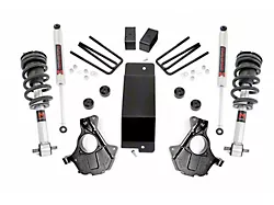 Rough Country 3.50-Inch Knuckle Suspension Lift Kit with M1 Monotube Shocks (14-18 4WD Silverado 1500 w/ Stock Cast Alumium or Stamped Steel Control Arms)