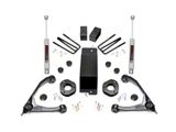 Rough Country Suspension 3.50-Inch Suspension Lift Kit with Upper Control Arms and Premium N3 Shocks (07-16 4WD Silverado 1500 w/ Stock Cast Aluminum or Cast Steel Control Arms)