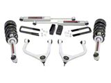 Rough Country Suspension 3.50-Inch Forged Upper Control Arm Suspension Lift Kit with N3 Struts and Premium N3 Shocks (19-24 4.3L, 5.3L, 6.2L Silverado 1500 w/ Rear Multi-Leaf Pack Springs, Excluding Trail Boss & ZR2)