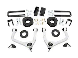 Rough Country 3.50-Inch Suspension Lift Kit with Upper Control Arms (19-24 Silverado 1500 Crew Cab w/ 5.80-Foot Short Box & Adaptive Ride Control, Excluding Trail Boss)