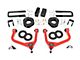 Rough Country 3.50-Inch Suspension Lift Kit with Upper Control Arms; Red (19-24 Silverado 1500 Crew Cab w/ 5.80-Foot Short Box & Adaptive Ride Control, Excluding Trail Boss)