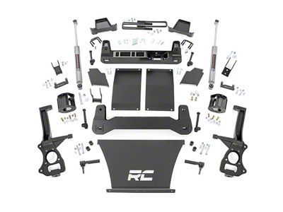 Rough Country 4-Inch Suspension Lift Kit with Strut Spacers and Premium N3 Shocks (19-25 4.3L, 5.3L, 6.2L Silverado 1500 Trail Boss)