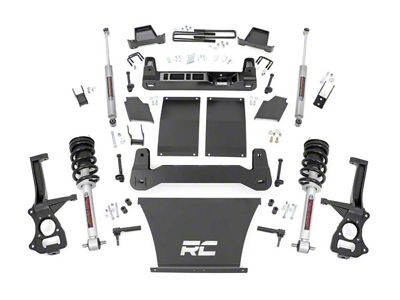 Rough Country 4-Inch Suspension Lift Kit with Lifted Struts and Premium N3 Shocks (19-24 Silverado 1500 Trail Boss, Excluding Diesel)